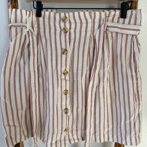 Thread & Supply Striped Mini Skirt